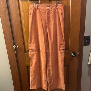 VICI, Mimosa brand cargo wide leg pants, extra buttons still attached,worn once